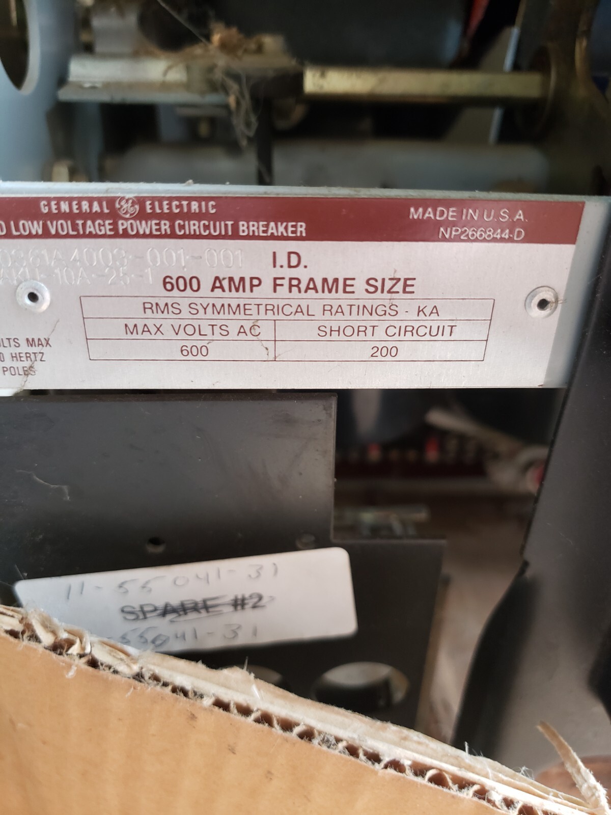 GE AKII-10A-25-1 FUSED LOW VOLTAGE POWER CIRUIT BREAKER 150 600AMP