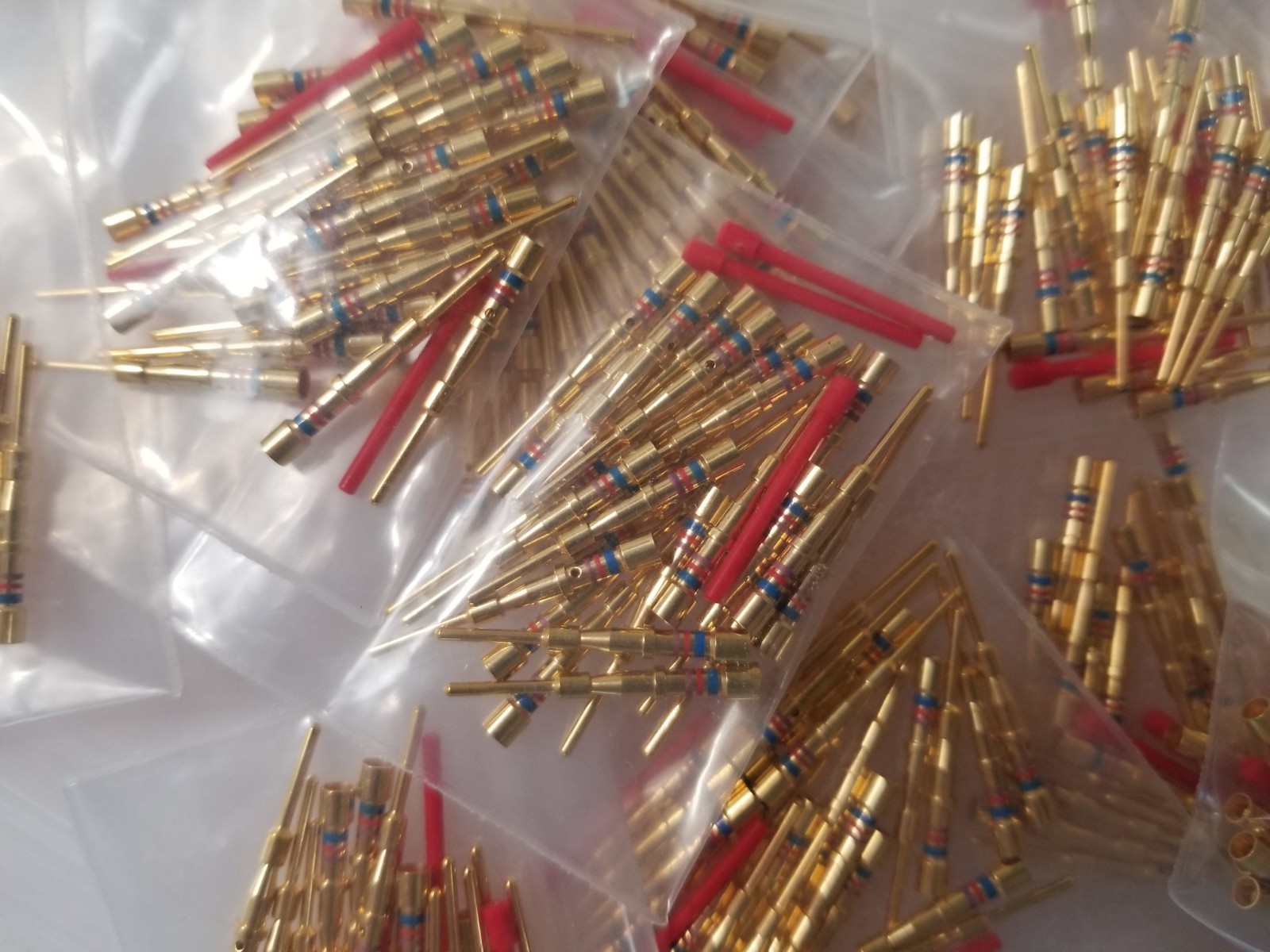 Gold Pins for MIL Spec Connectors M39029/107-621 20AWG NEW QTY: 200