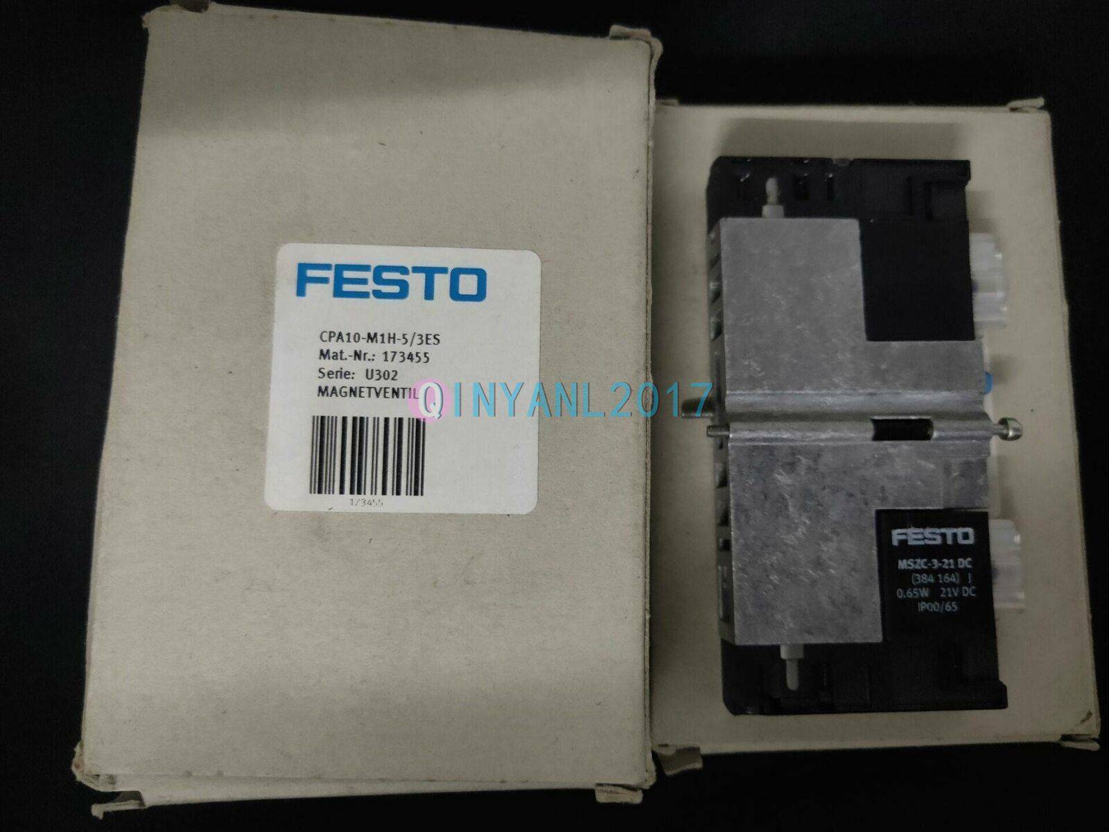 1PCS NEW FESTO CPA10-M1H-5/3-ES 173455 solenoid valve
