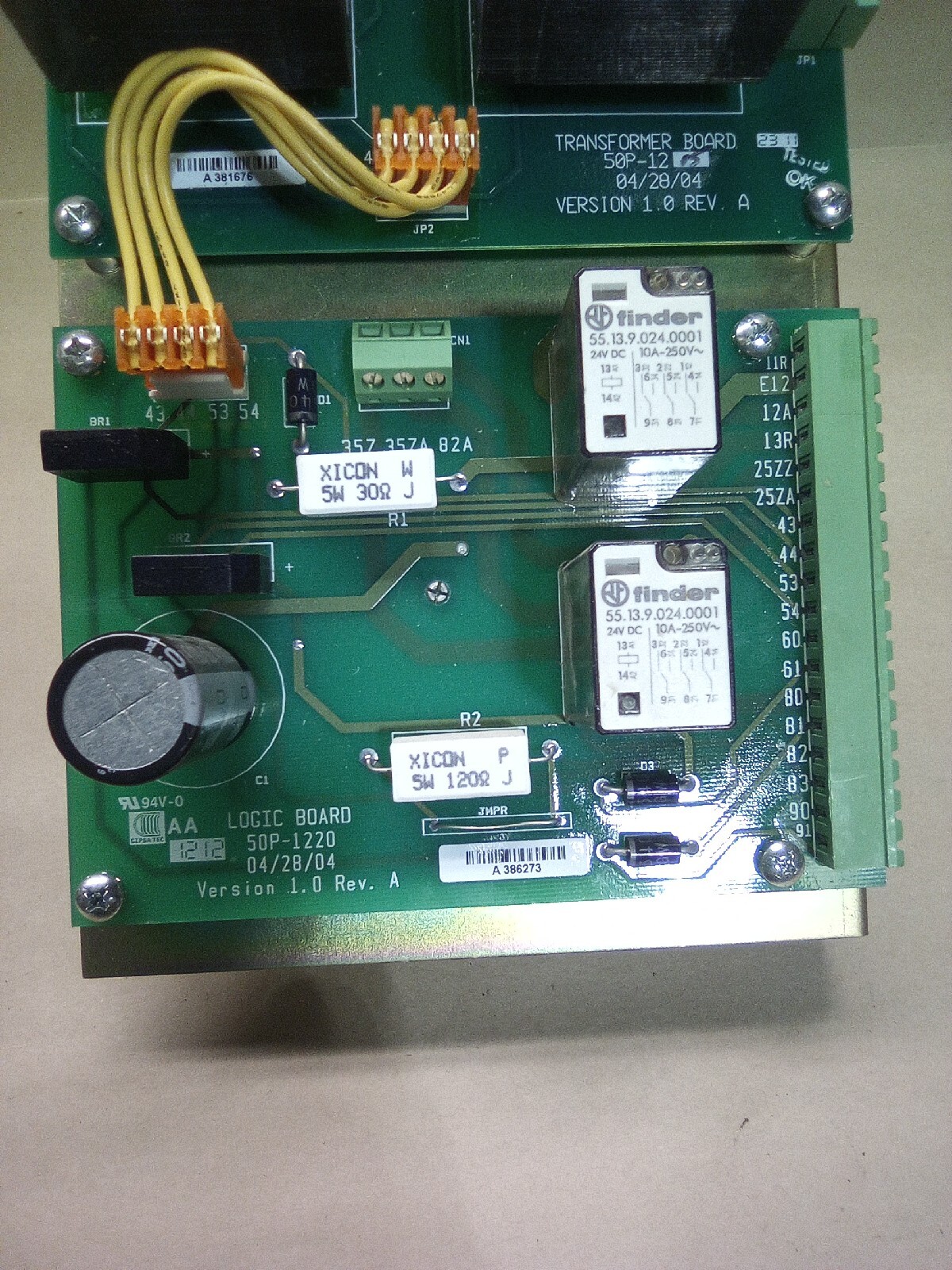 Logic Board 50P-1220 Version 1.0 Rev. A