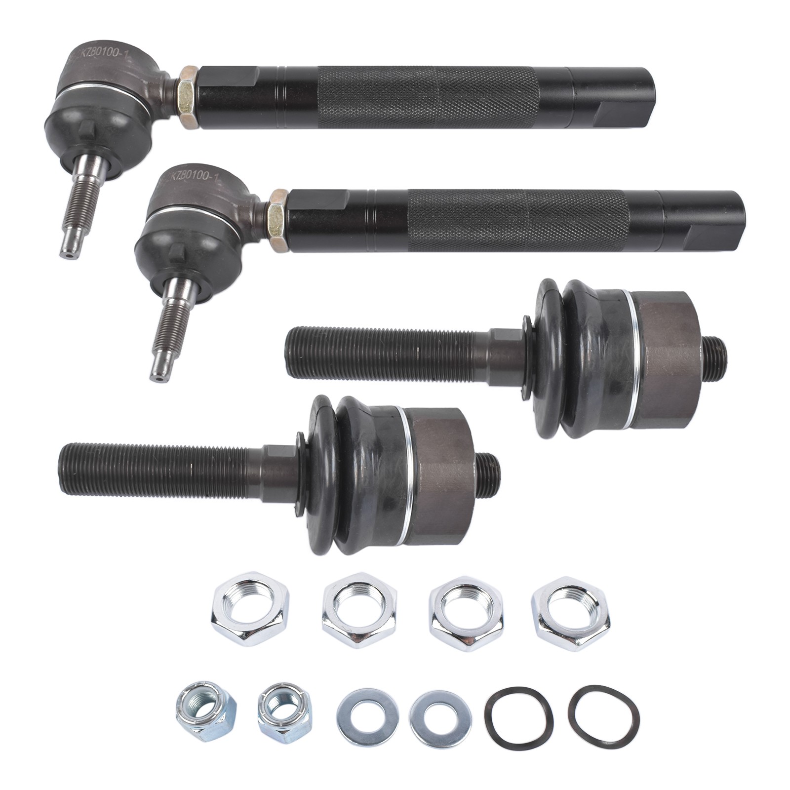 0-6″ Adjustable Heavy Duty Tie Rod Ends Kit Fit0-Chevrolet Silverado GMC Sierra