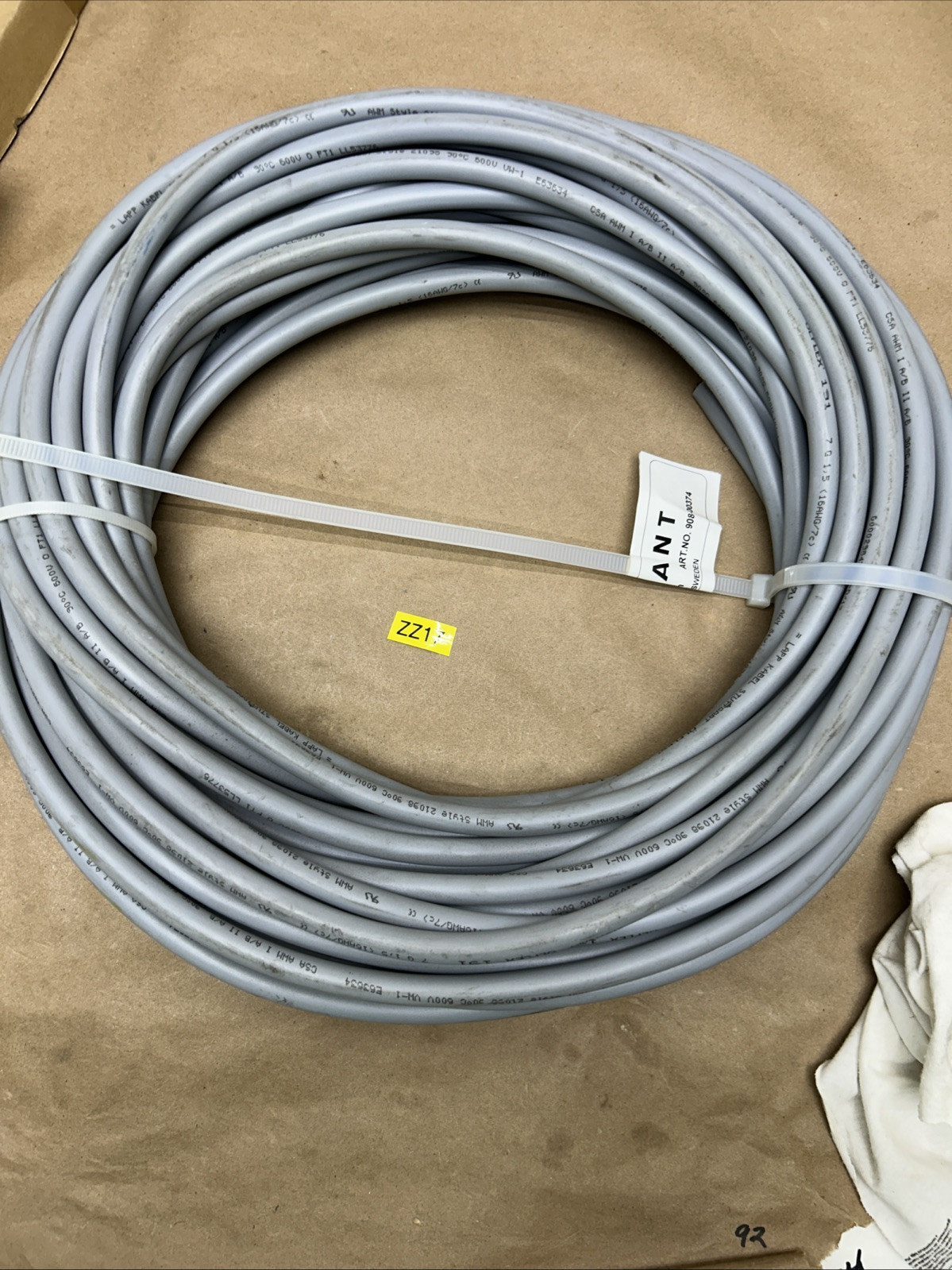 Lapp Kabels Olflex Sensor Cable 7G1,5 L-1000 600V VW-1 Fast Shipping!+Warranty