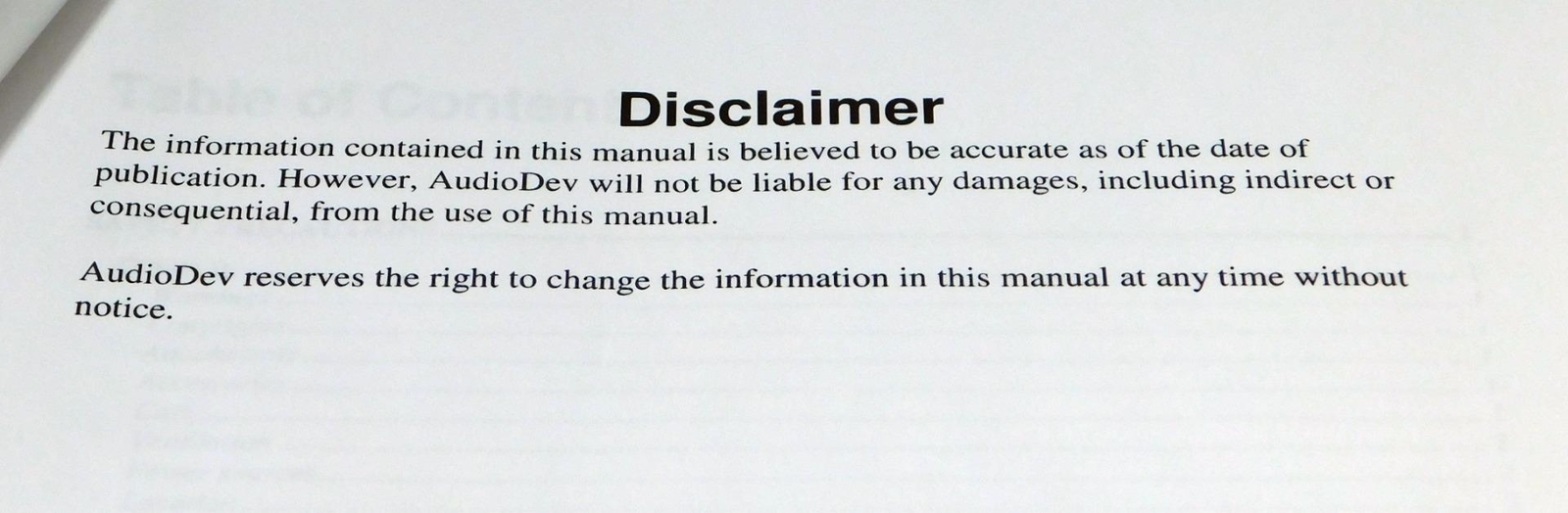 Audio Development CATS X360 Analyzers Installation Instruction Version 1.0