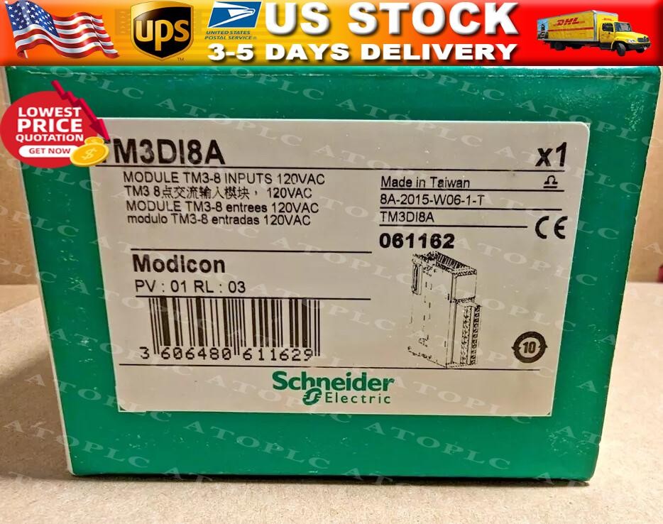 Schneider Electric TM3DI8A Modicon PLC 8 point Input Module New in Box 1PCS