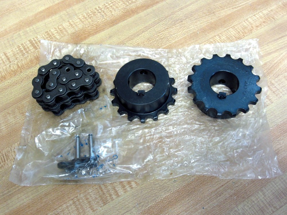 Global C4016HX1 Sprocket Roller Chain Kit w/2 Sprockets