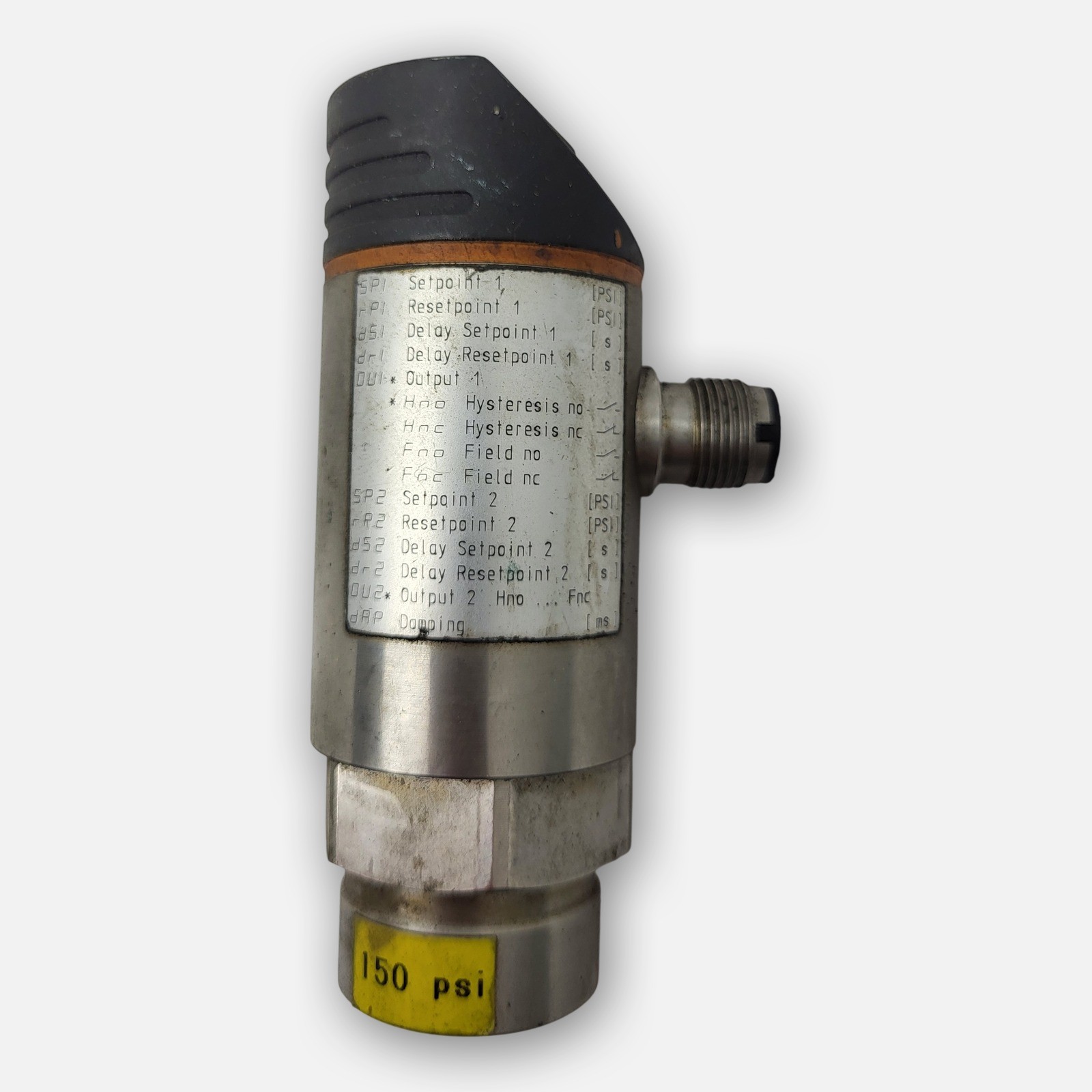 IFM PN7224 PRESSURE SENSOR SWITCH PORT SIZE 1/4″