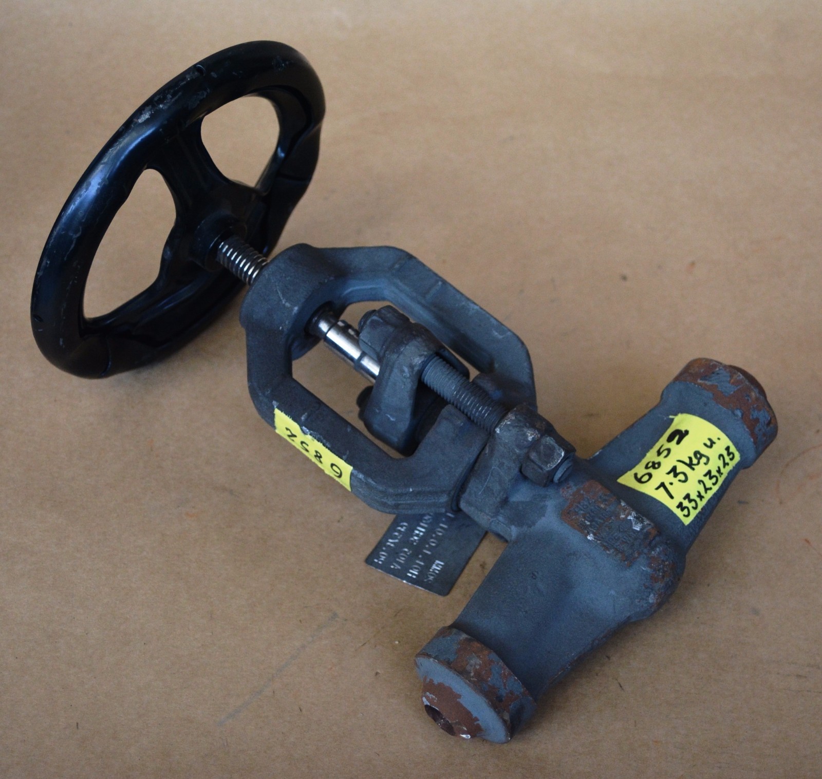 HP 20mm 2500 A 105 SCH 160 forged gate valve 17Cr stem HF disk & seat BW