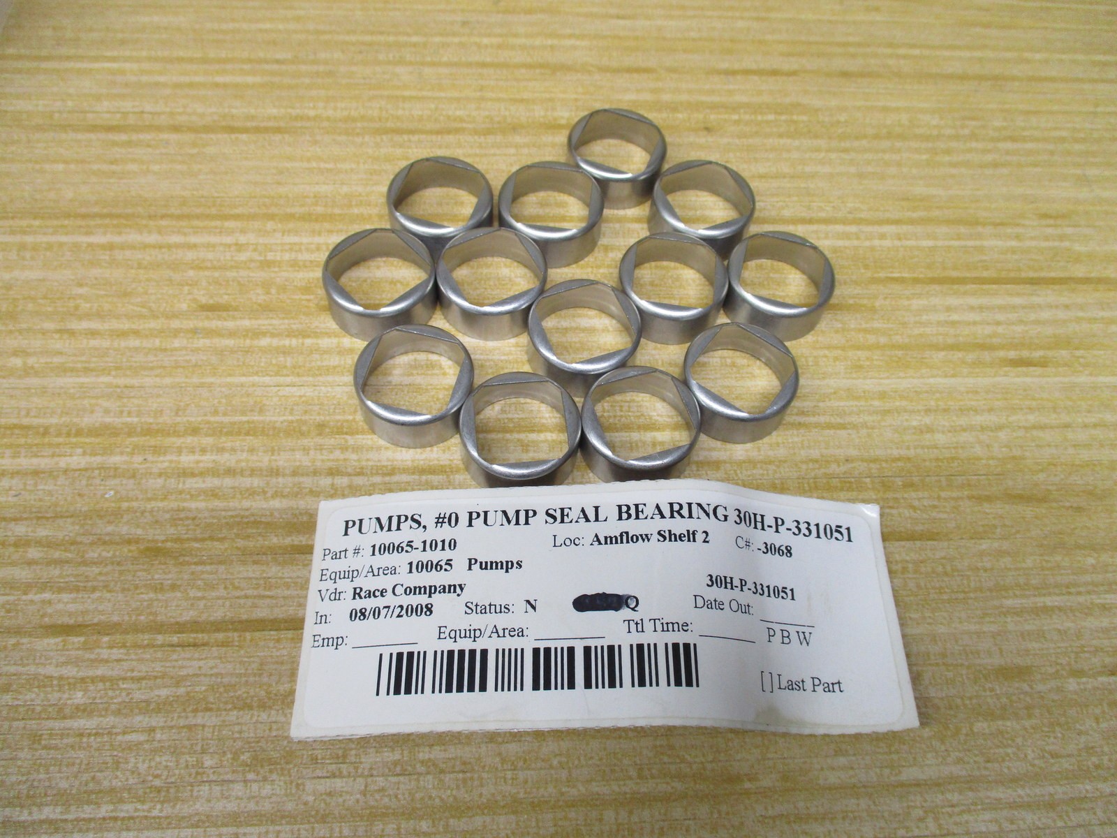 Race 10065-1010 Pump Seal Bearing 30H-P-331051 (Pack of 13)