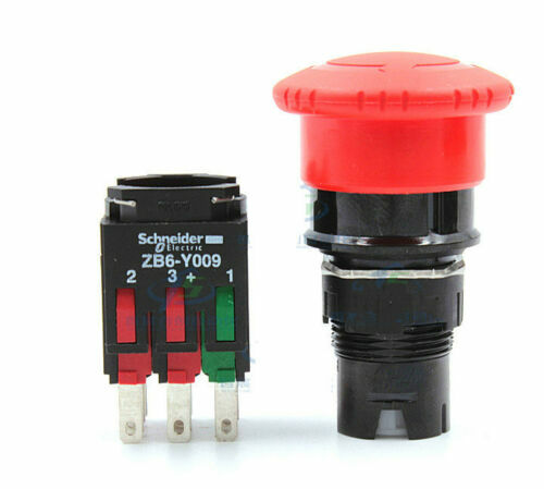 1pc New Schneider Knob emergency stop button ZB6-E2B ZB6-Y009-E1B