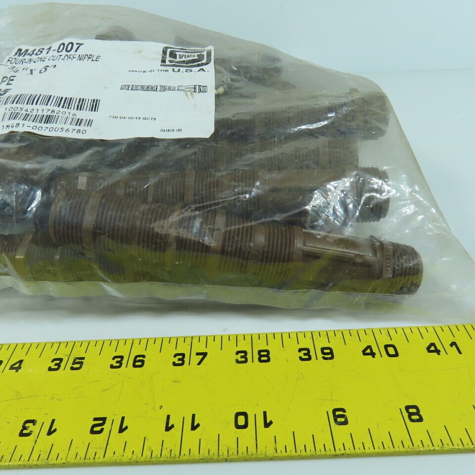 Spears M481-007 Four In One PE Cut-Off Nipple 3/4″ x 6″ Lot Of 25