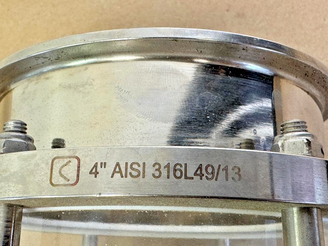 CIPRIANI HARRISON 4″ AISI 316L49/13 VALVE SIGHT GLASS