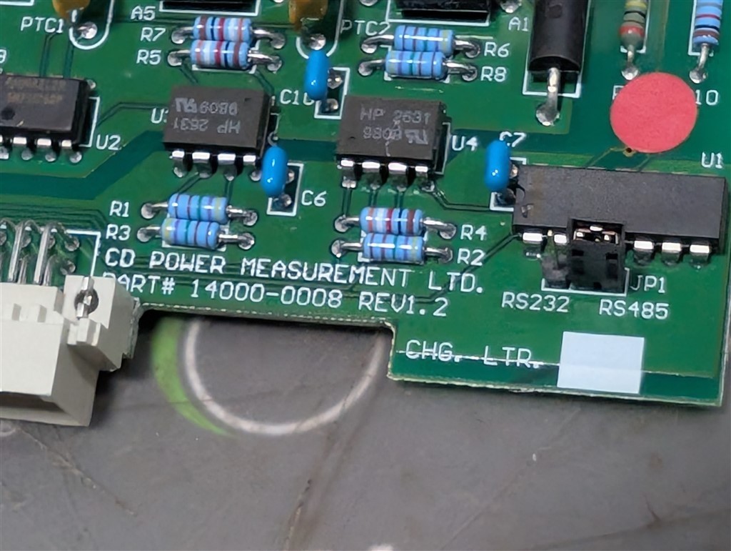 USED CD Power Measurement LTD. 14000-0008 Power Meter Terminal Module Rev. 1.2