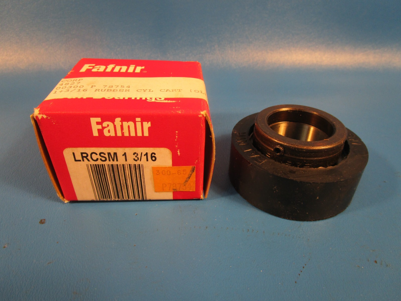 FAFNIR LRCSM 1 3/16, Ball Bearing Cartridge, 1-3/16 in Bore, 2.5313 in OD