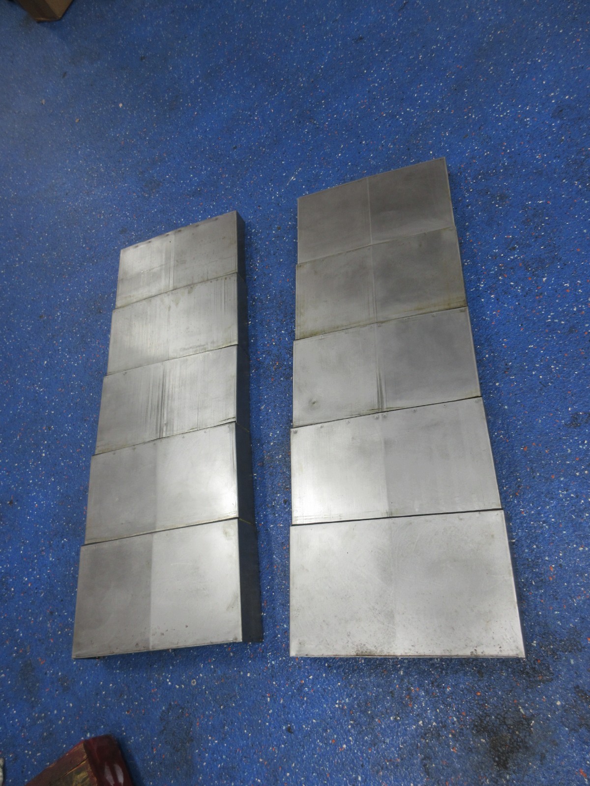2000 HAAS VF3 CNC VERTICAL MILL WAY COVER COVERS 53 X 19 X 5 INCH ” EACH 1