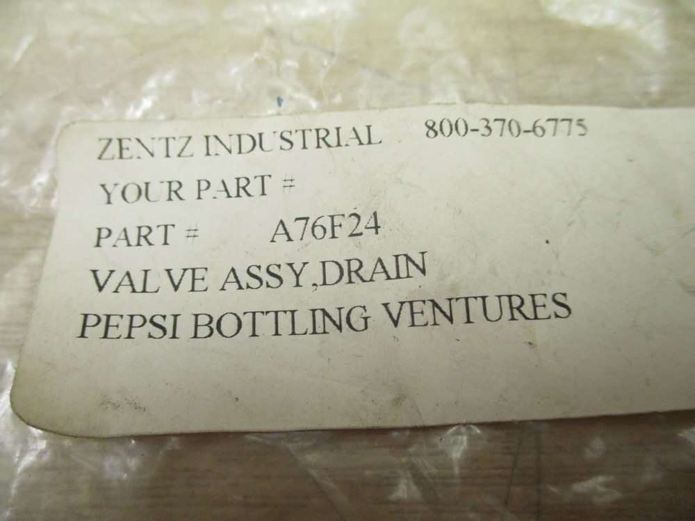 Zentz Industrial A76F24 Drain Valve Assembly