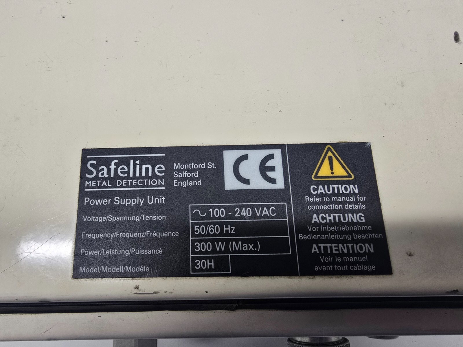 GOOD USED! SAFELINE GRAVITY FALL METAL DETECTOR 30H