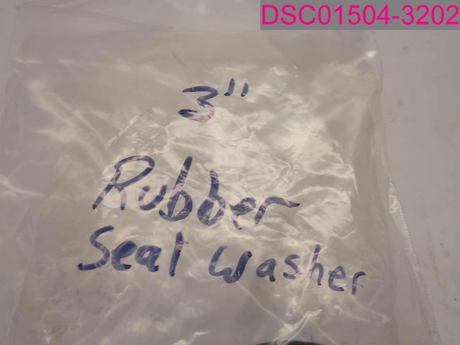 QTY=6; 3″ Rubber Seal Washer Ring Gasket. 3″ID x 3-3/4″ OD x 1/4″ Thick