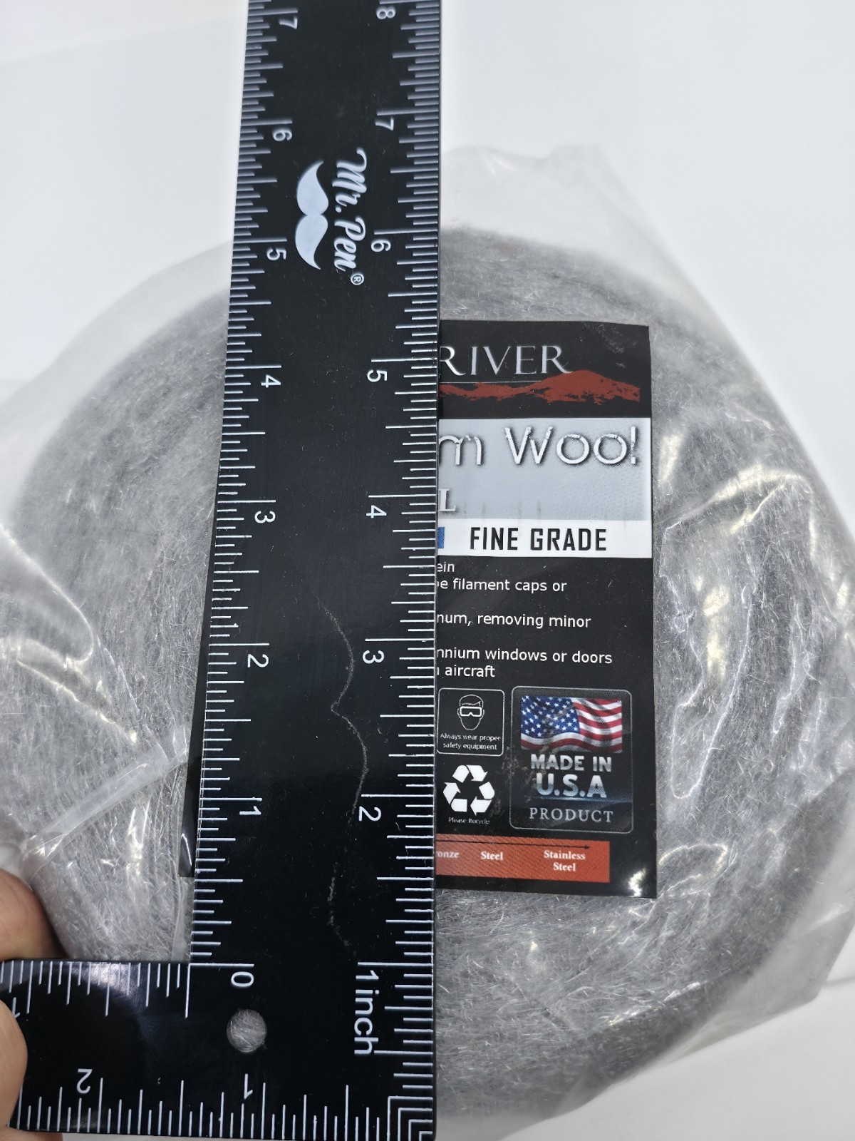 Aluminum Wool (FINE Grade) – 1lb Roll – by Rogue River Tools. Soft clean!