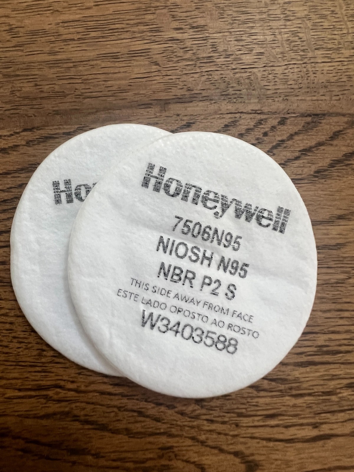 HONEYWELL NORTH 7506N95 Filter, White, 5 BOXES OF 12 x 10PK