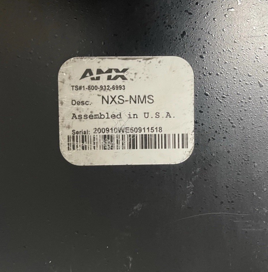 Lot of 3 AMX NXS-NMS NetModules, Plus Power Supply, FG-423-41 13.5Dc, 6.6A