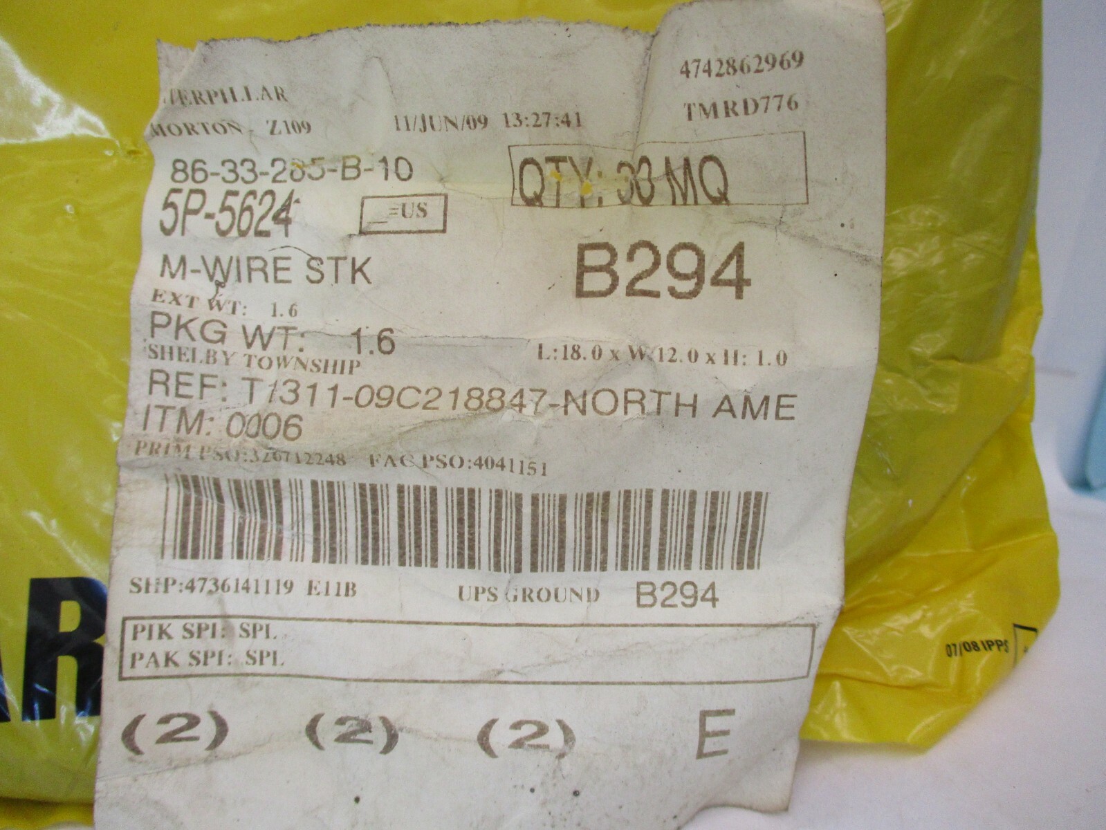 New CAT Caterpillar M-Wire STK 5P-5624 30 M A3022NADC