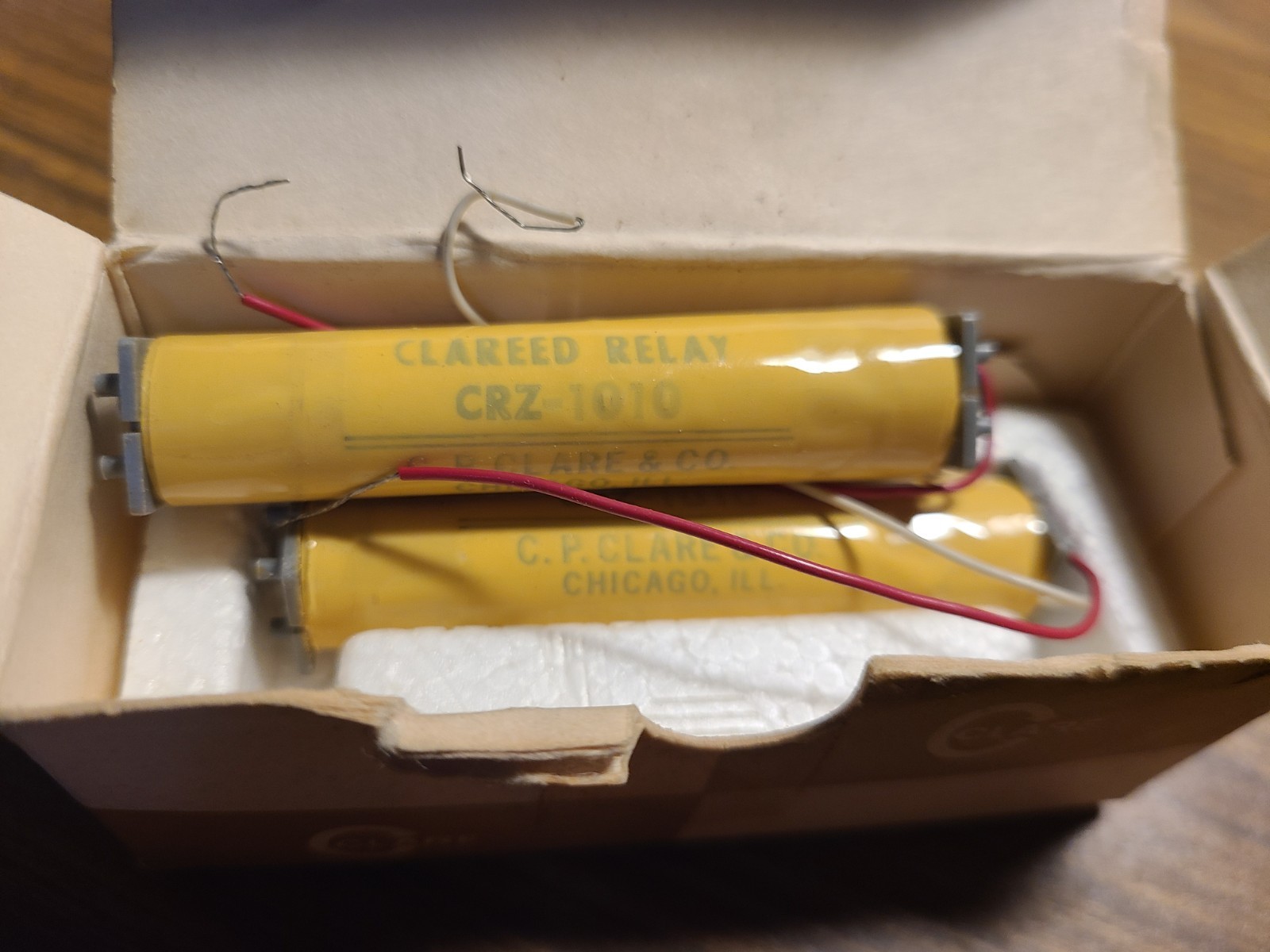 Lot Of 2 C.P. Clare CR2T-1010 Relay Armature CRZ-1010