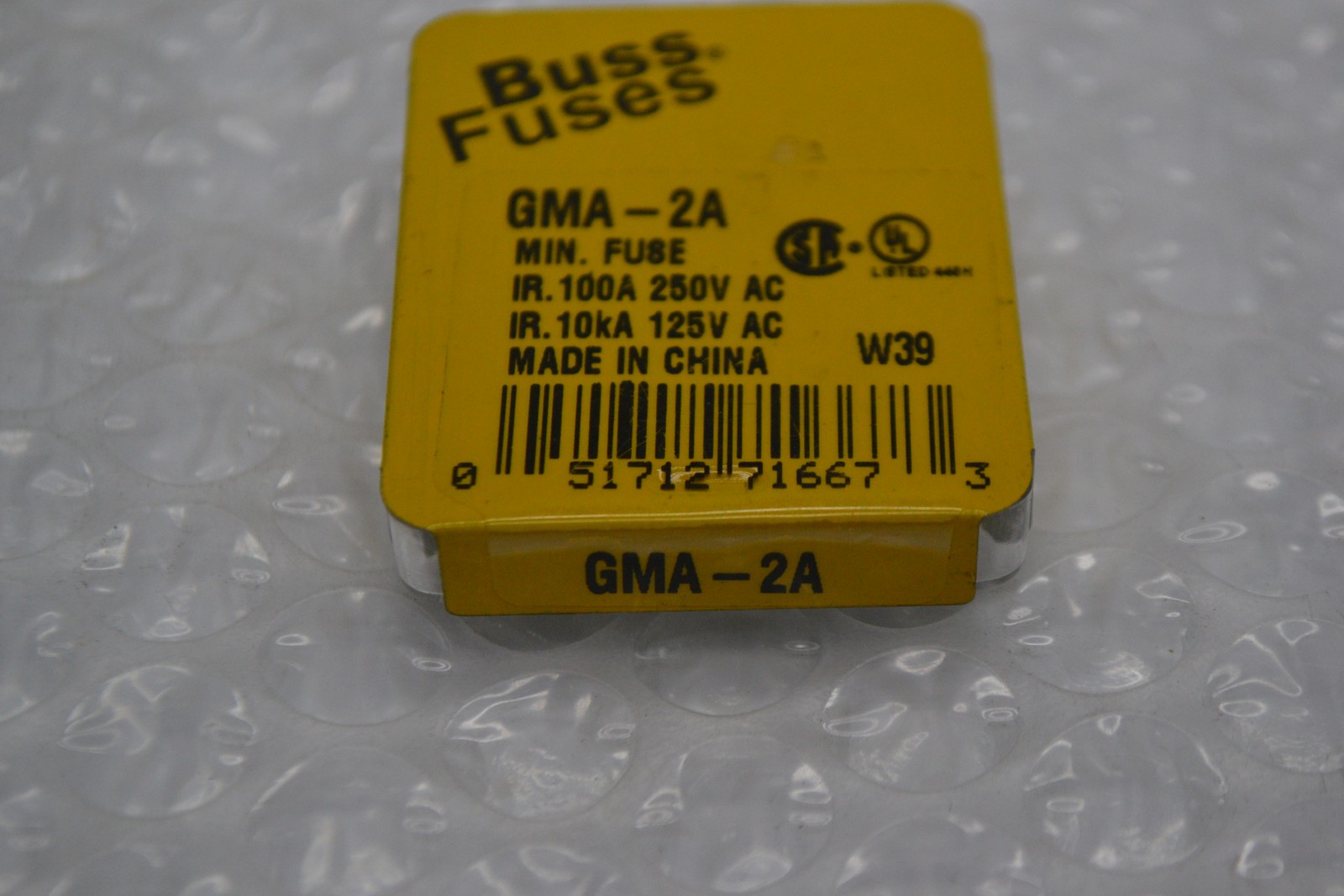 BUSSMANN GMA-2A FUSE LOT OF 3 PKG OF 5 NSMP