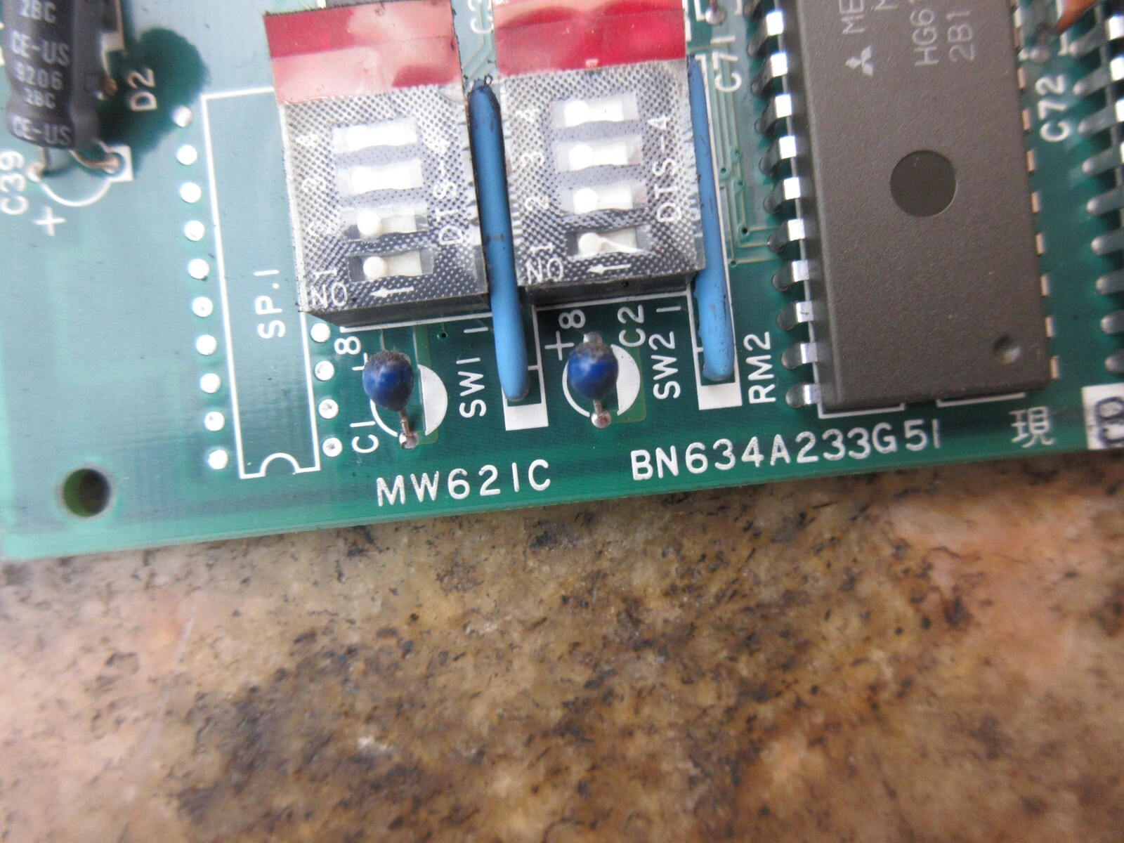 WARRANTY: MITSUBISHI CIRCUIT BOARD MW621C BN634A233G51