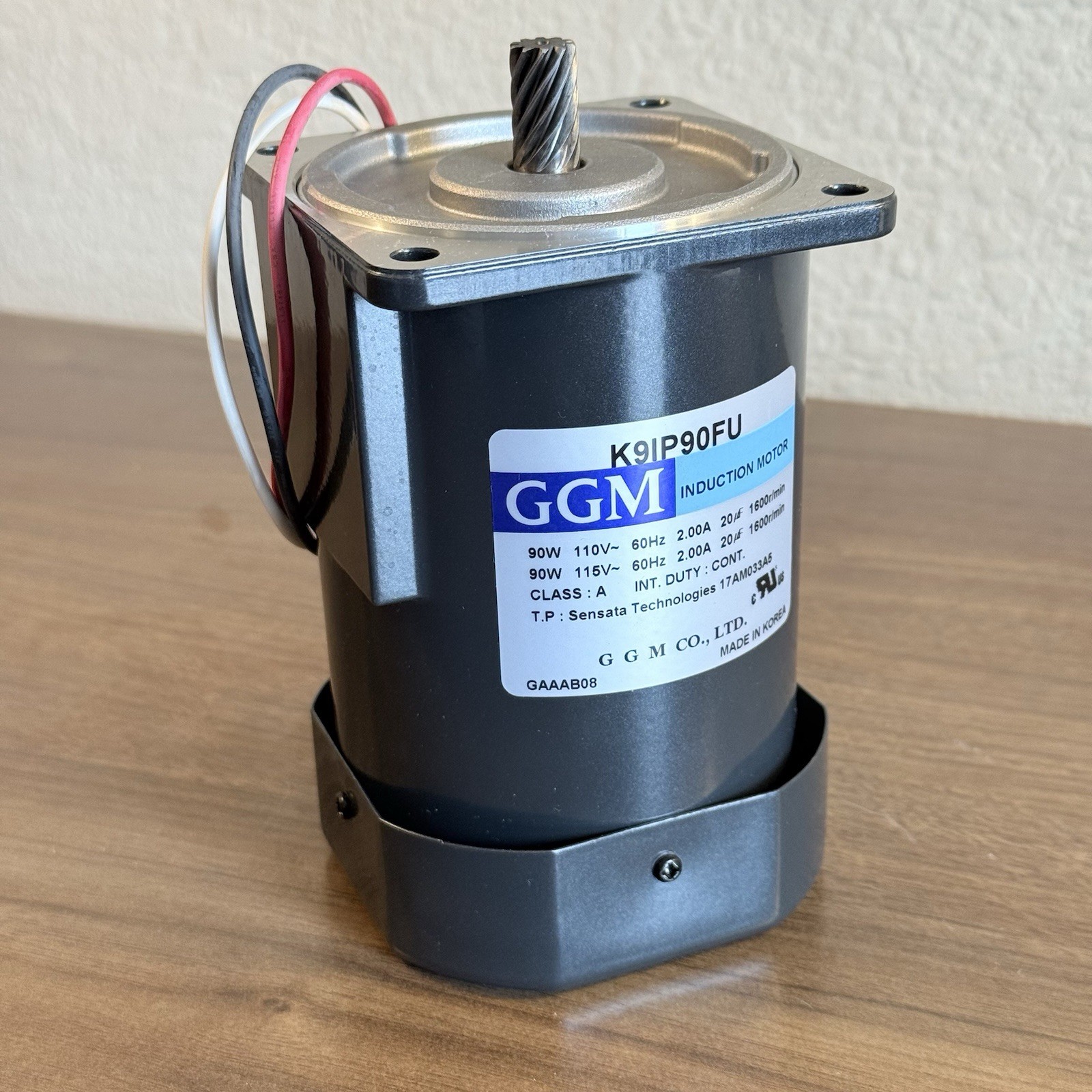 GGM Induction Motor 90W 1600rpm K9IP60FU