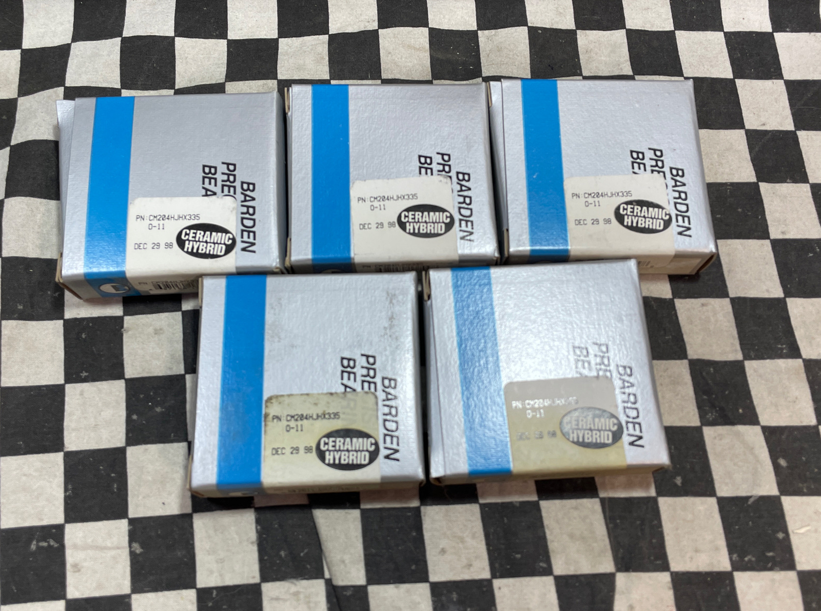 BARDEN PRECISION BEARINGS Ceramic Hybrid CM204HJHX335, LOT OF 5, ShipSameDay