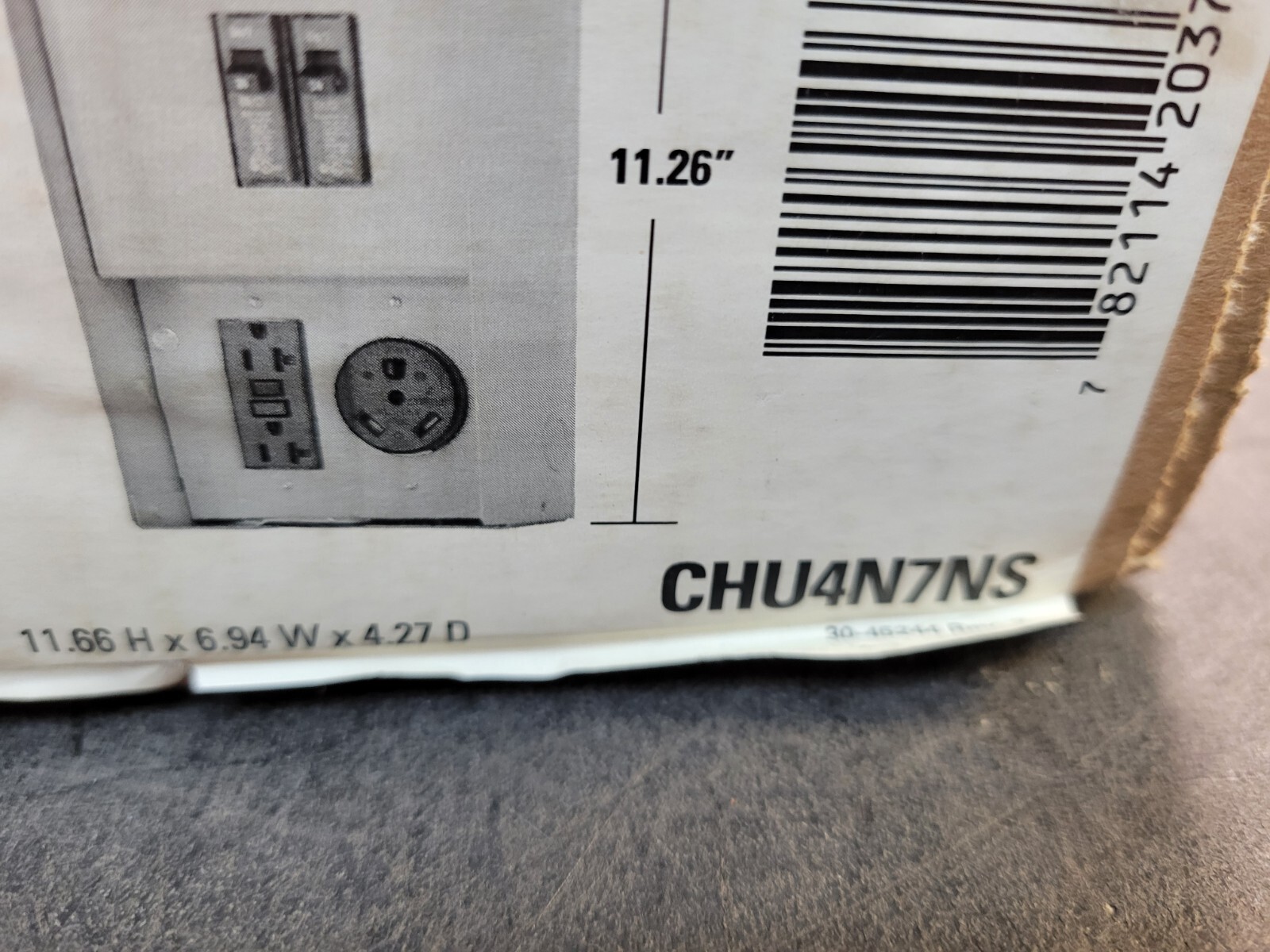 Eaton CHU4N7NS Power Outlet Panel.