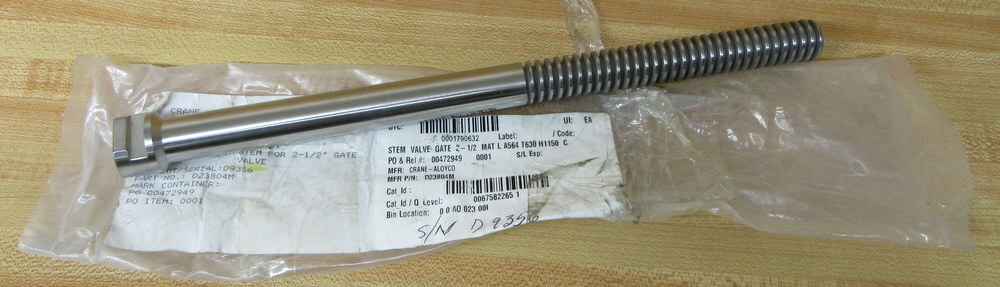 Crane-Aloyco D23804M 2-1/2 Gate Valve Stem