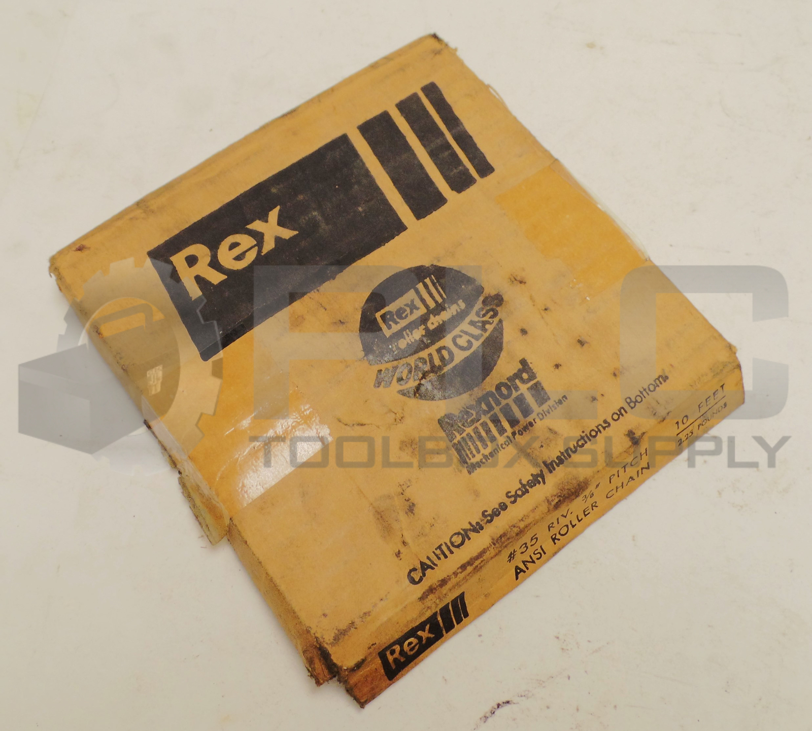 NEW REXNORD 35 RIV. 3/8 PITCH 10 FEET ROLLER CHAIN