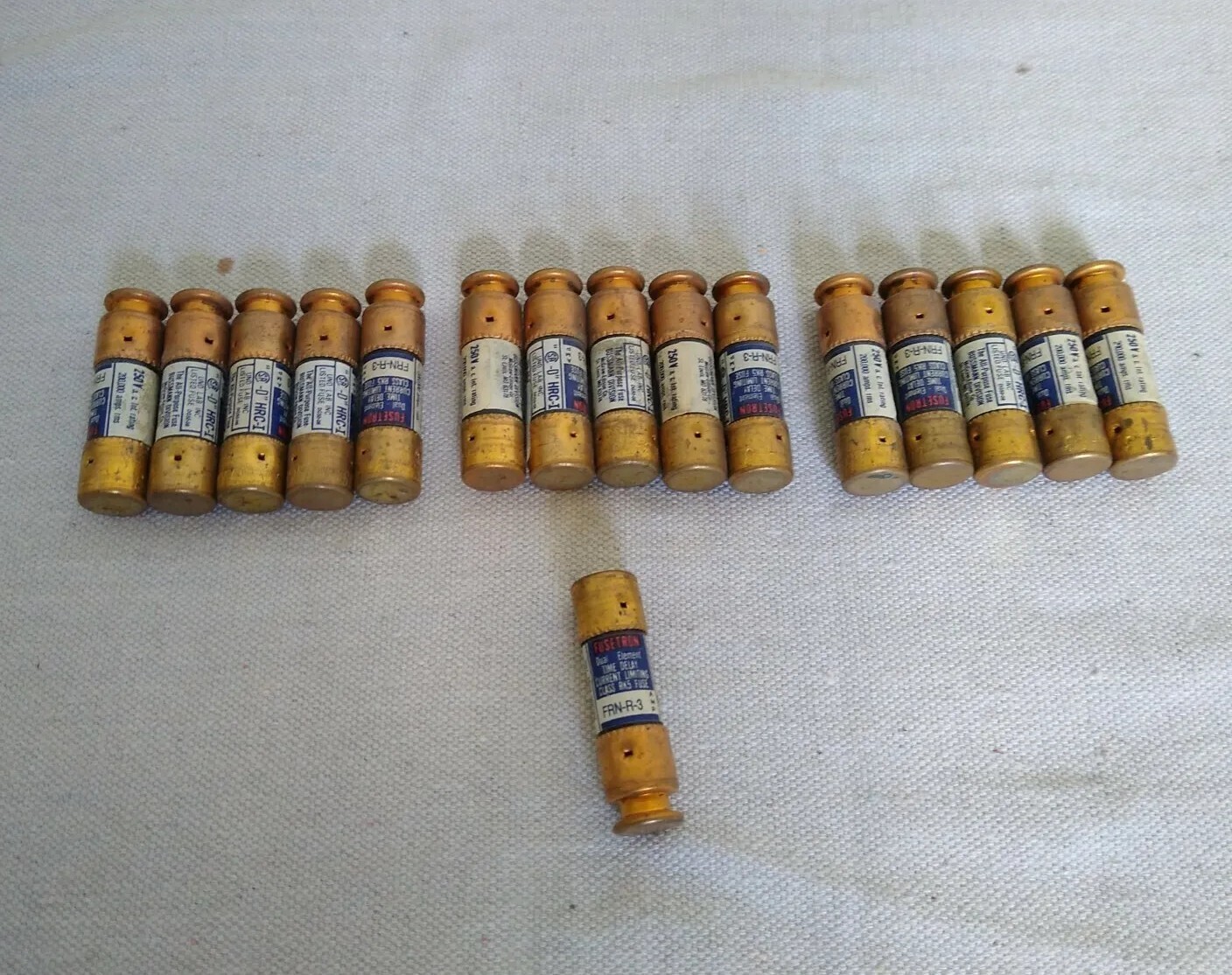 Fusetron Fuses FRN-R-3 Dual-Element HRC-I 250v PACK OF 16