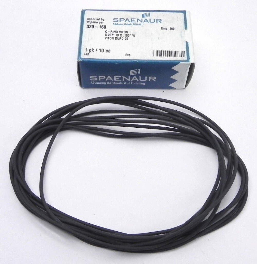 Spaenaur O Ring Viton 75 Duro Black 320-160 (10 Pcs)