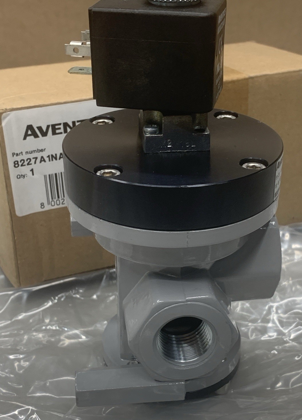 AVENTICS 8227A1NA41A00F1 POPPET VALVE 1/2″ PORTS **NEW**