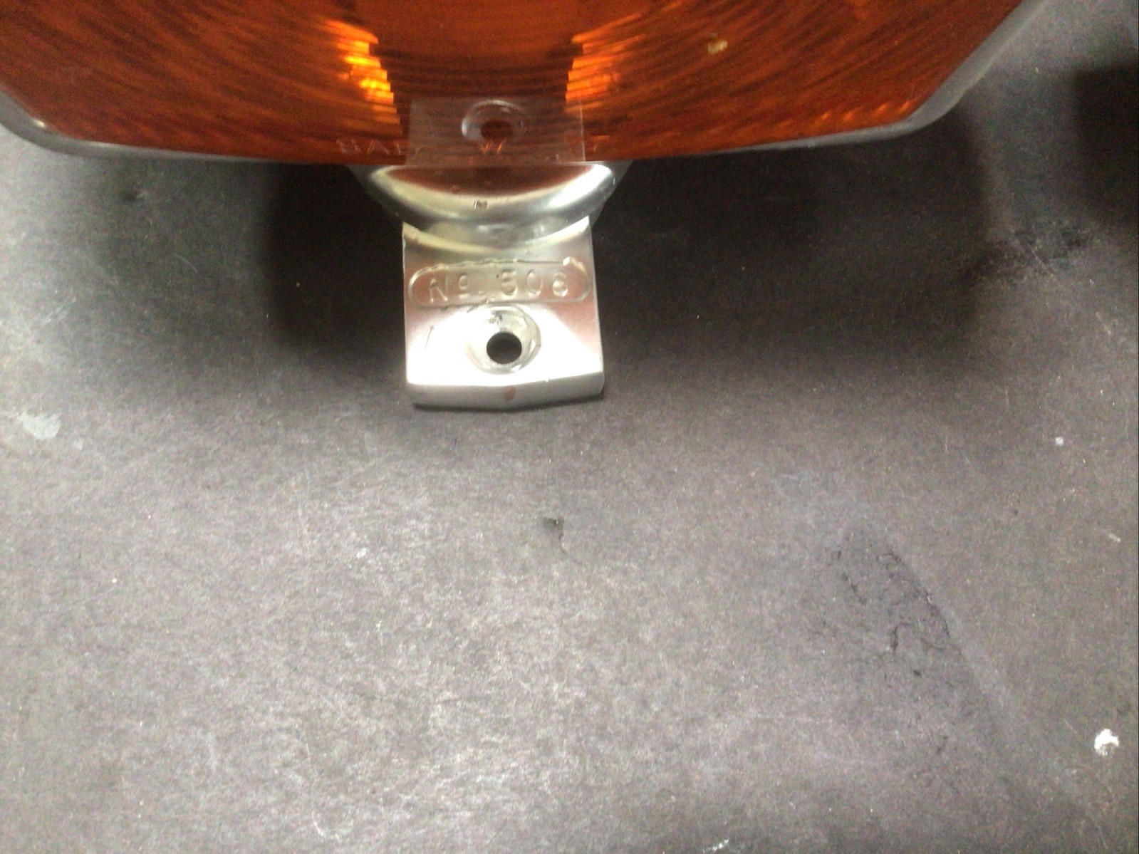 Arrow 506 Double Sided Pedestal Signal Lamp Amber/ Refurbished 506