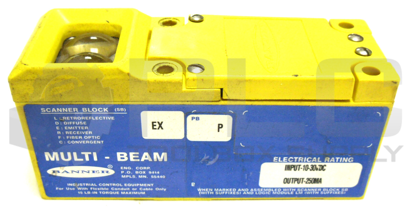 BANNER EX-P MULTI-BEAM POWER BLOCK INPUT 10-30VDC/OUTPUT-250MA