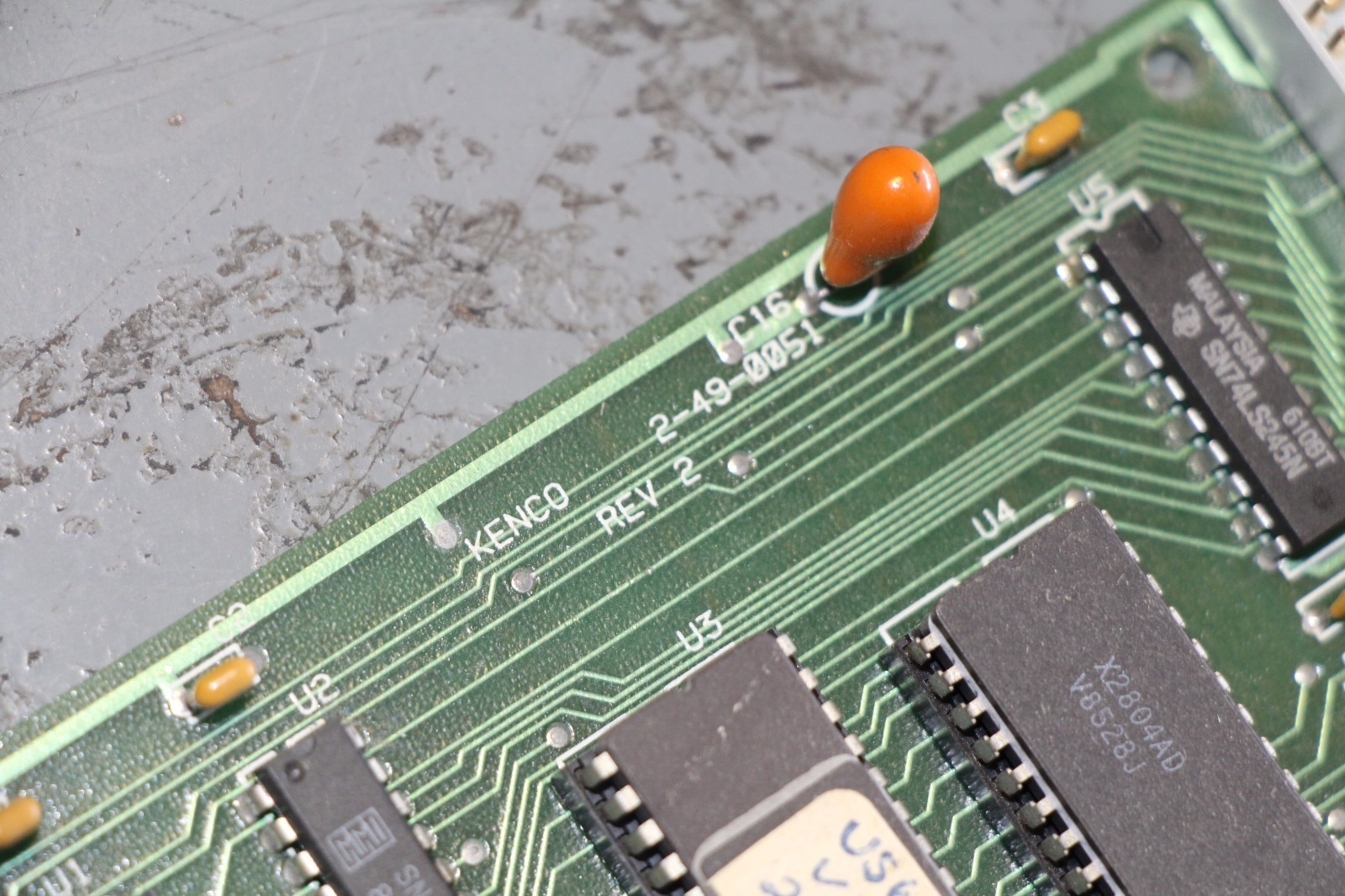 KENCO 2-49-0051 Rev 2 PCB Circuit Board for Omega Meter Ionic Tester
