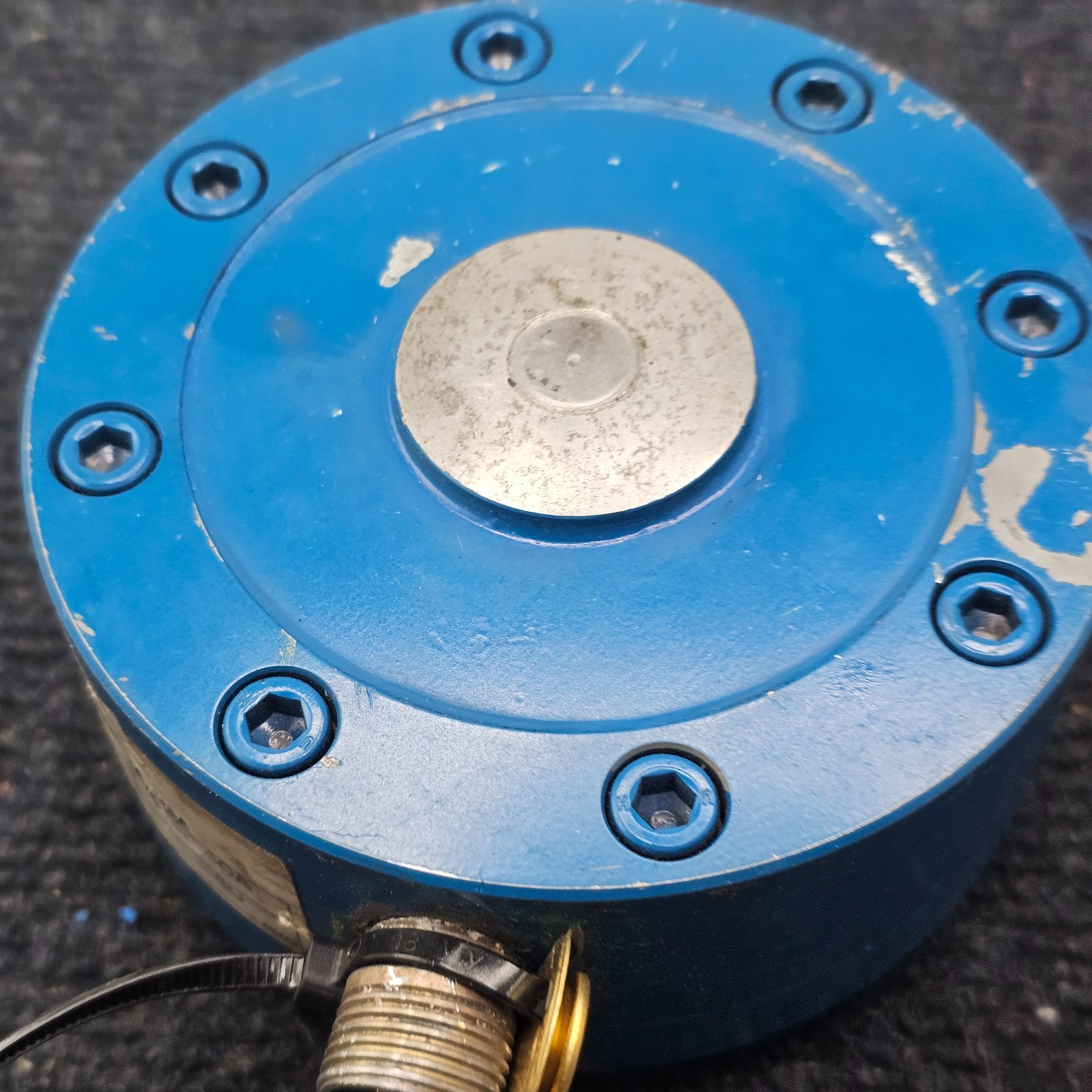 Interface Load Cell 1111LS-10K Capacity 10 KLBF Blue
