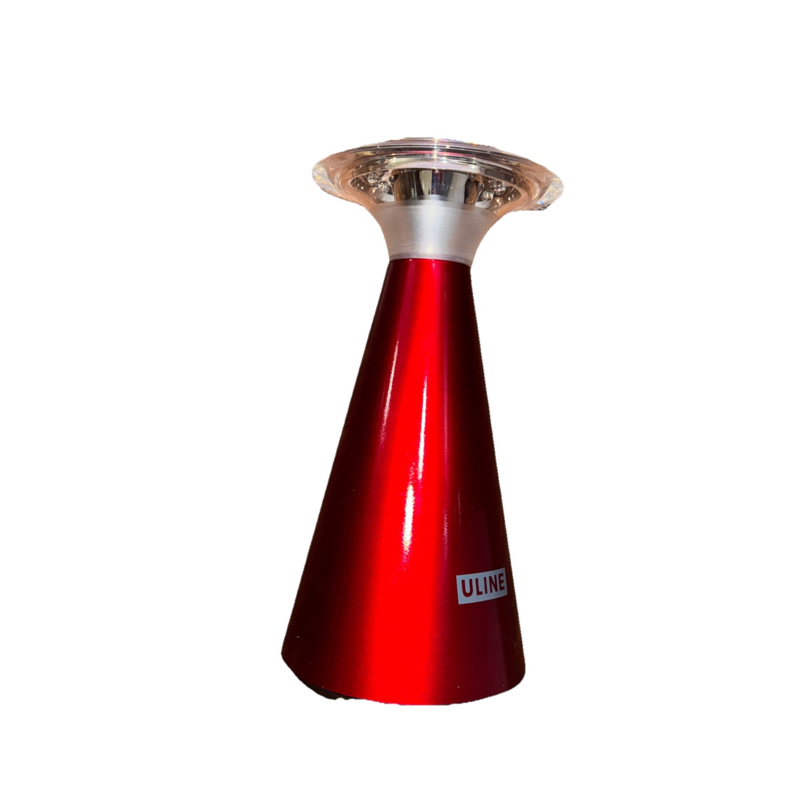 Uline Touch Top Trash Can H-3990R Red 4 1/2″ x 8 1/2″