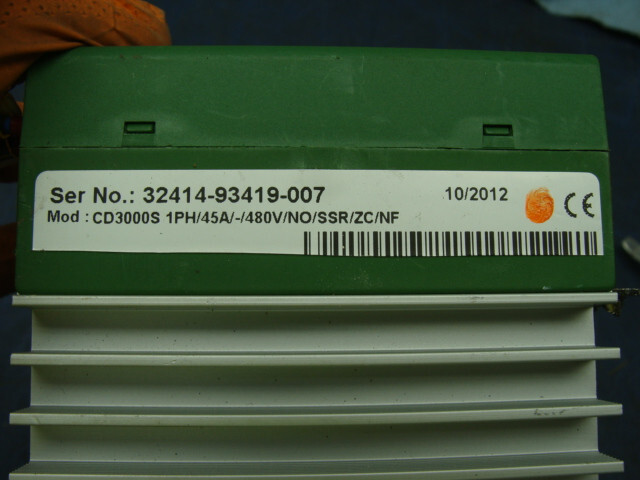 MESA ELECTRONIC RELAY CD3000S 1PH/45A/-/480V/NO/SSR/ZC/NF