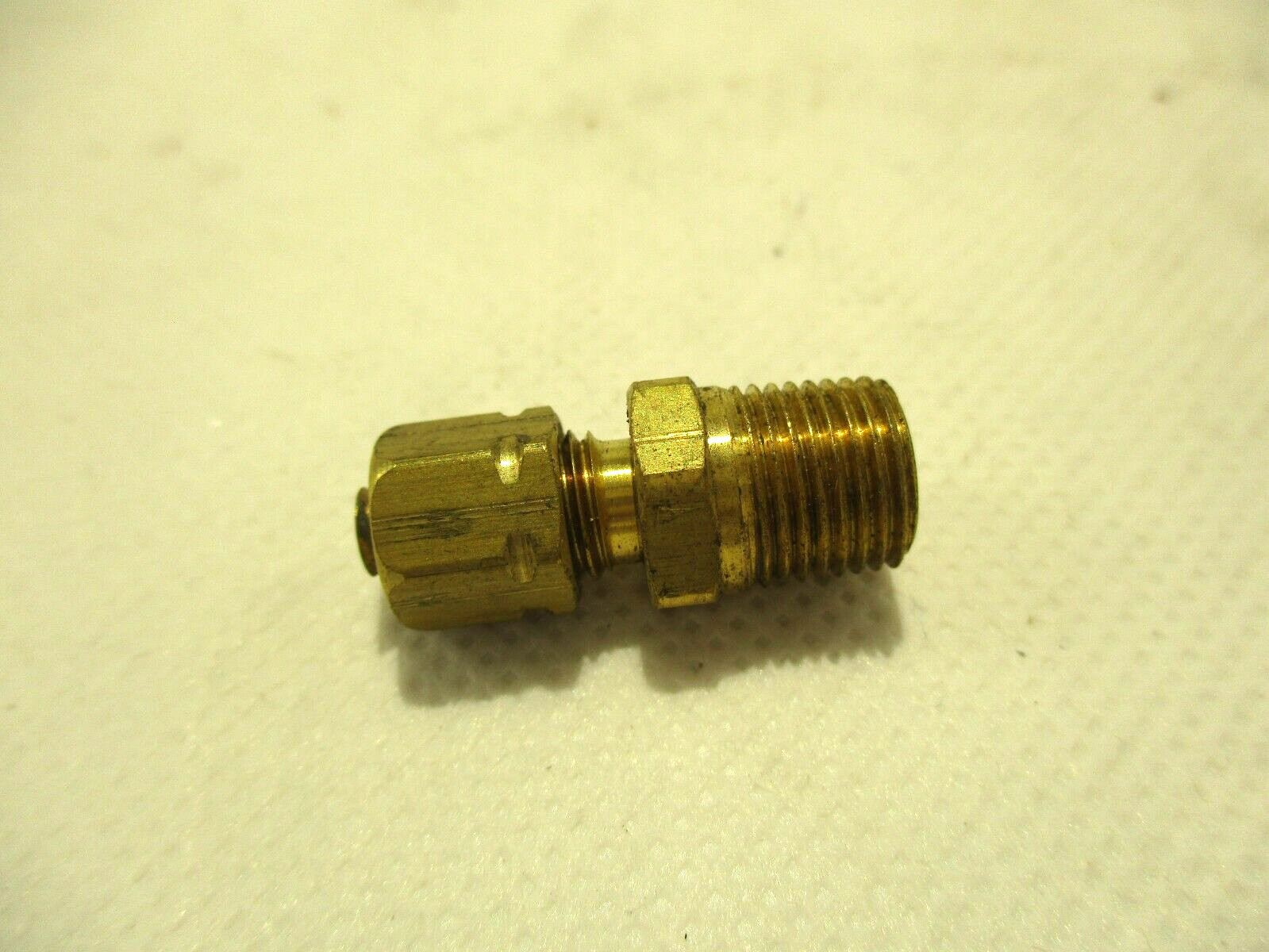 NEW LOT OF 5 PARKER 68CA-2-2 COMPRESSION FITTINGS 1/8 BRASS CONNECTOR