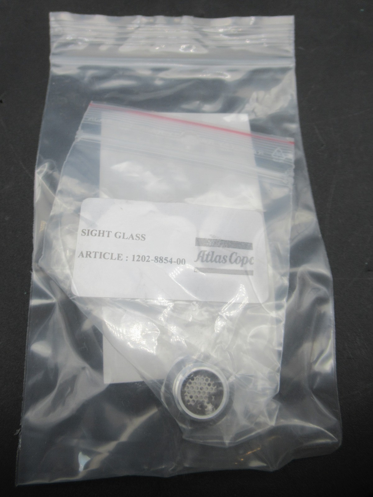 Genuine Atlas Copco Sight Glass MD50/1800 BD & CD 1202-8854-00 (FREE SHIPPING)