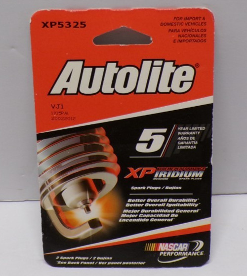 Autolite Spark Plugs XP5325DP2 VJ1 20022012 Pack of 2