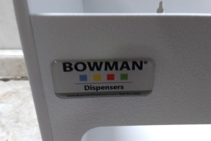 Bowman Dispensers FM001-0213 26-1/2 In Width 3 Compartment Face Mask Dispenser