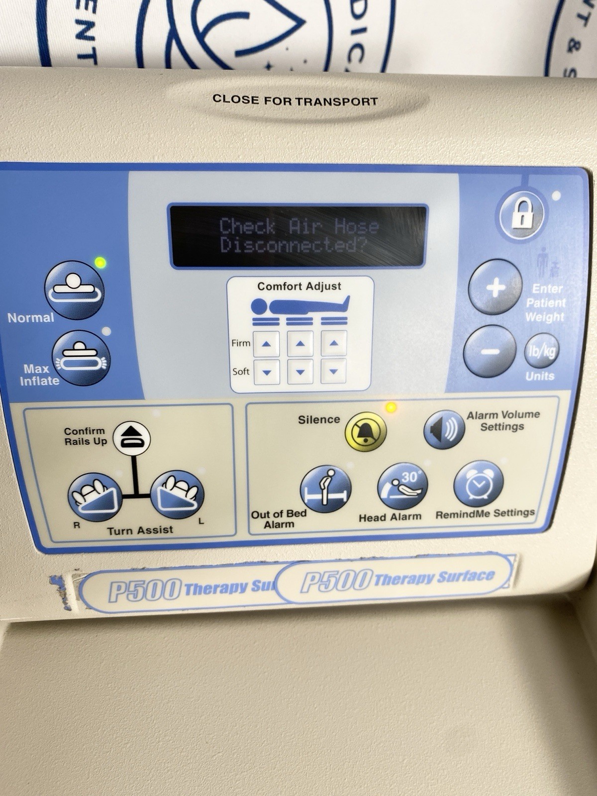 Hill-Rom P500 Therapy Surface Control Unit