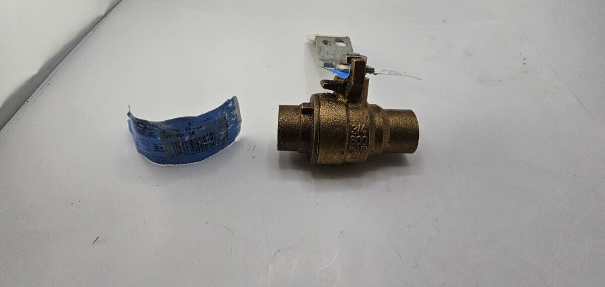 NIBCO HYDRAPURE S-585-66-LF 2-PIECE BALL VALVE 3/4″ BRASS