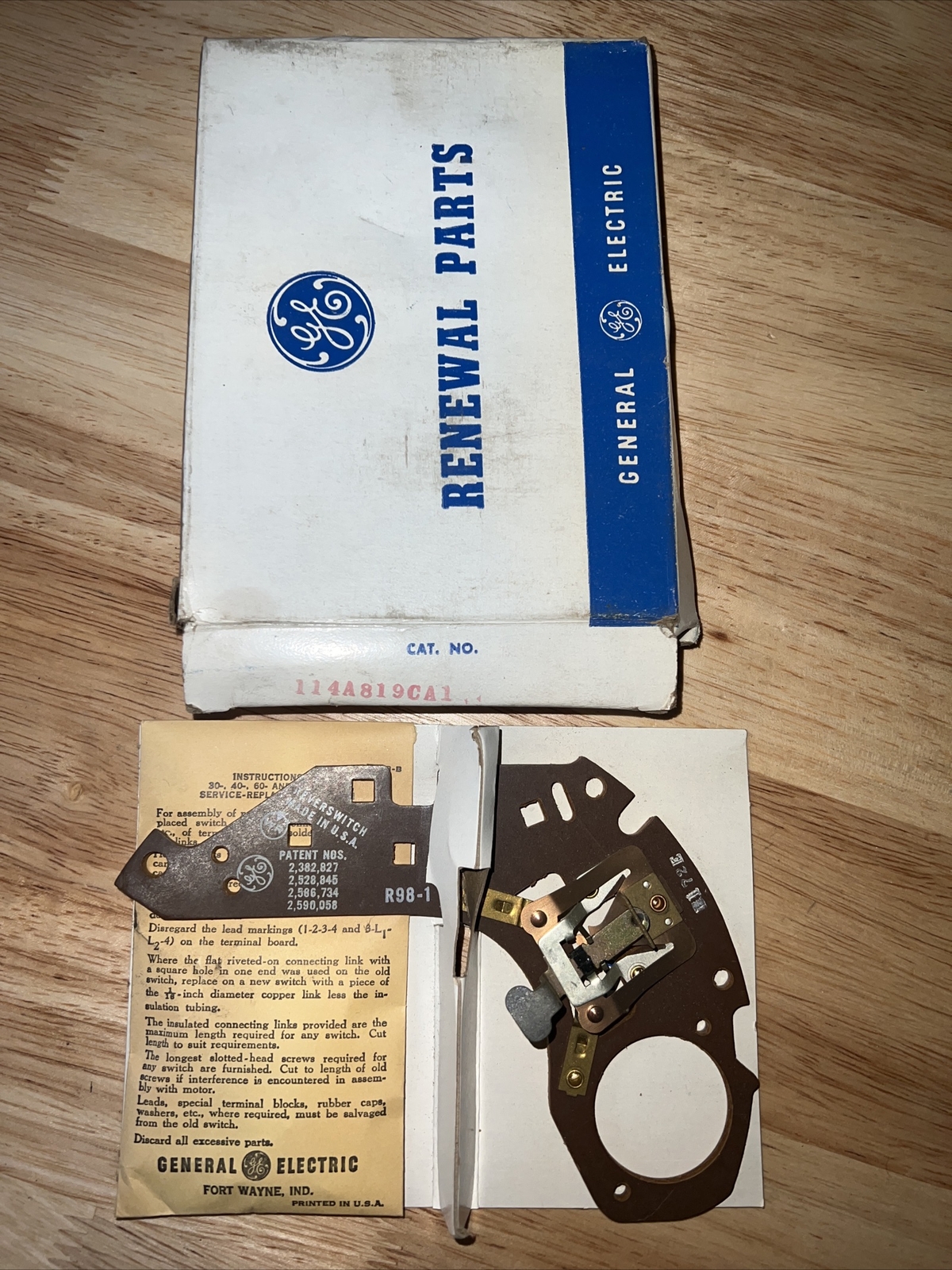 NOS Surplus General Electric General Electric 114A819CA1 **GENUINE** GE