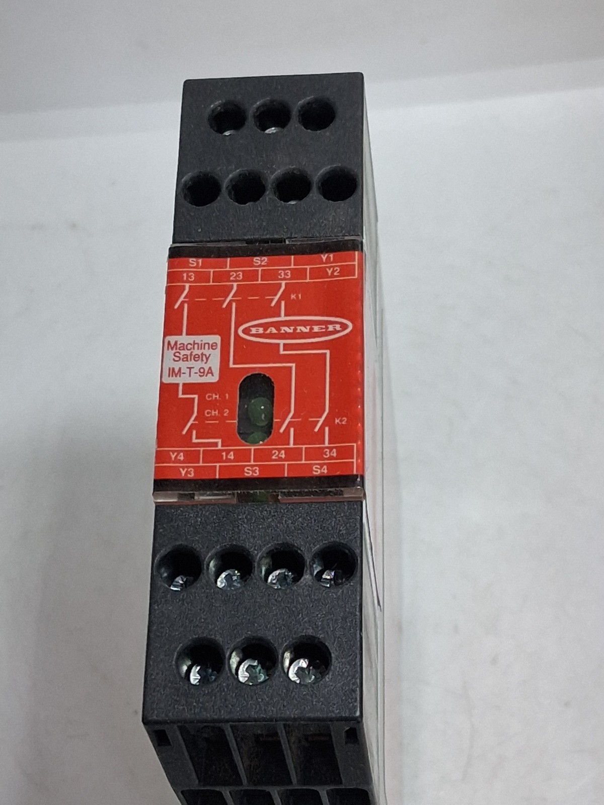 BANNER IM-T-9A RELAY MODULE SAFETY LIGHT 24VDC 100MA NC/NO NNB